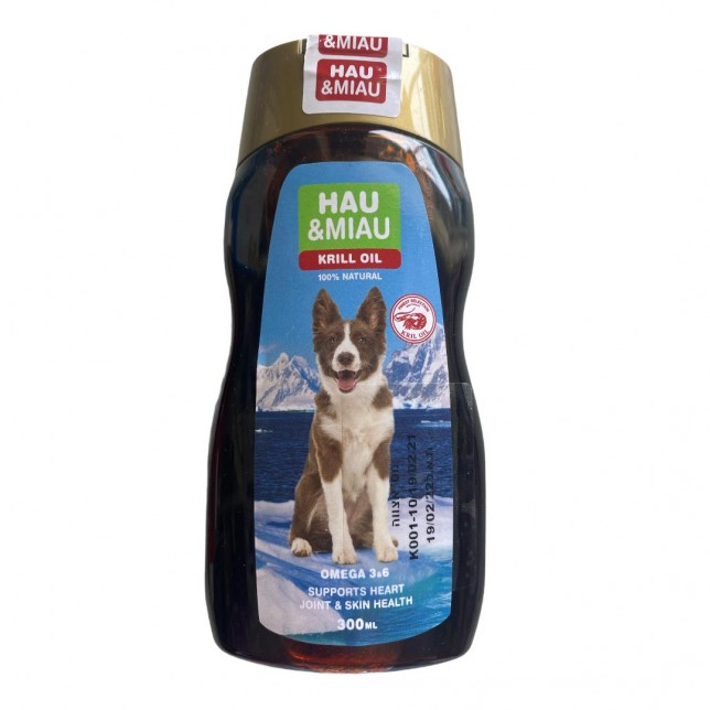 האו ומיאו - שמן 100% קריל 300 מ"ל